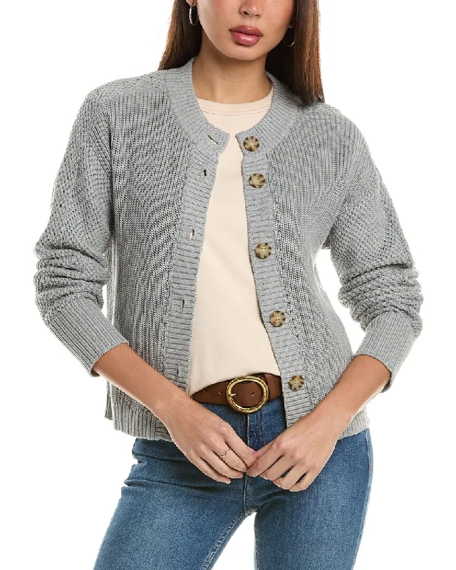 plus size women cardigan for comfortable layeringHannah Rose Textured Cashmere-Blend Cardigan plus size women cardigan for comfortable layeringHannah Rose Textured Cashmere-Blend Cardigan