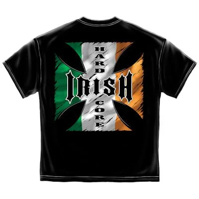 Long Sleeve Women T Shirt for Cooler WeatherHard Core Irish T-shirt