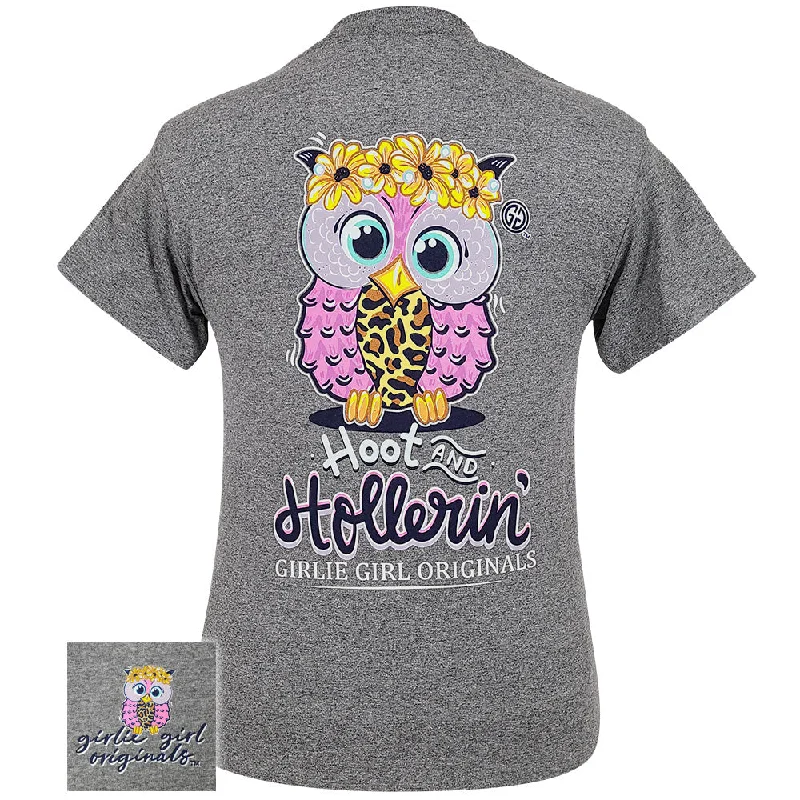 Muscle Women T Shirt for a Sporty and Casual LookHoot and Hollerin Graphite SS-2514