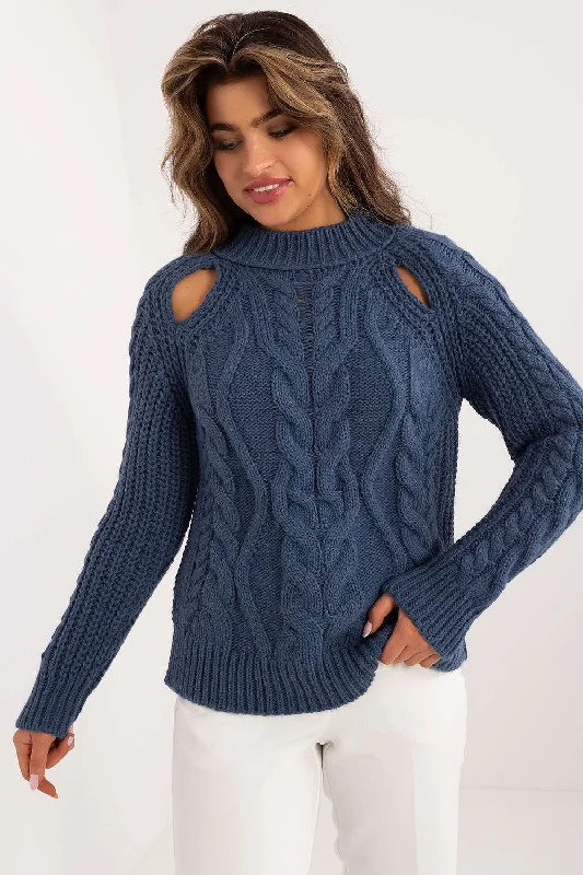 Badu Cutout Cable-Knit Sweater