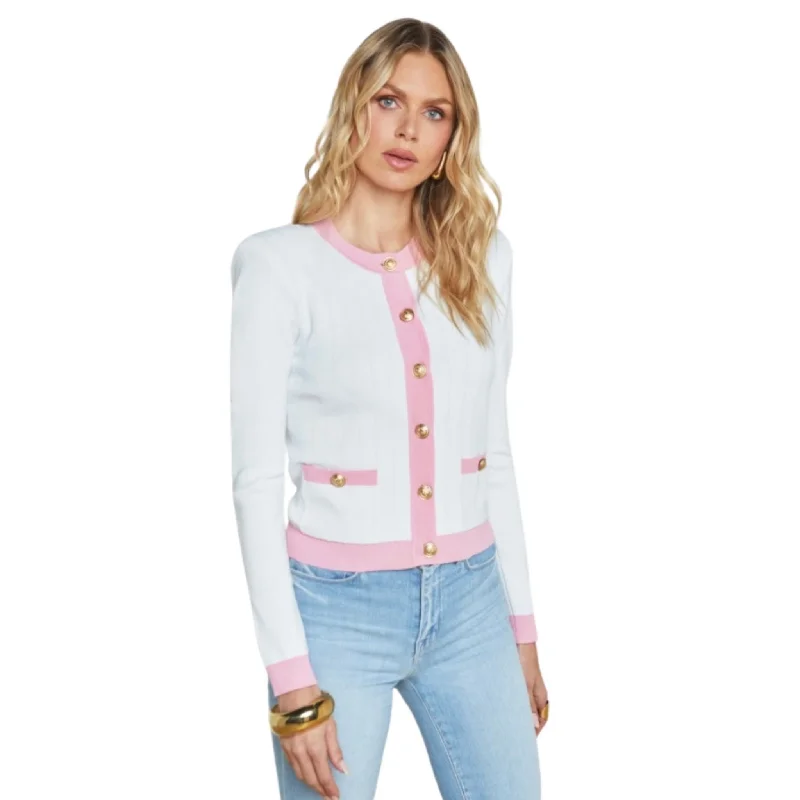 plus size women cardigan for comfortable layeringL'Agence - Leon Cardigan