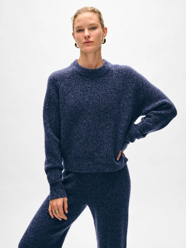 Merino Cashmere Boucle Sweatshirt