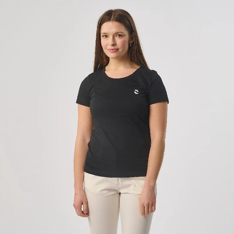 Plus Size Women T Shirt for a Comfortable and Flattering FitOmnitau Women's Organic Cotton Fitted T-Shirt - Black