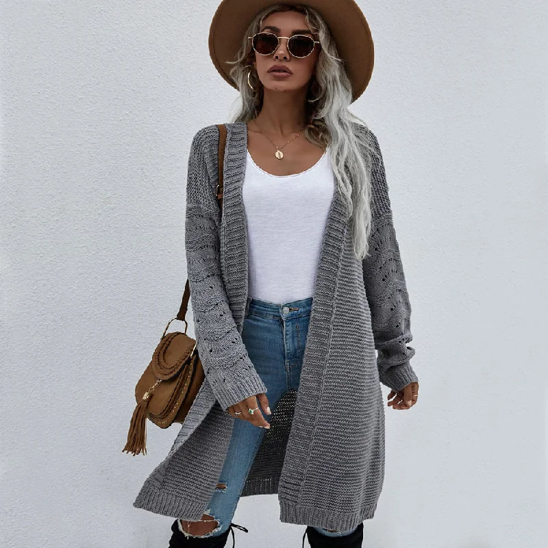 cashmere blend women cardigan for a luxurious feelOversized Drop Shoulder Textured Pointelle Rib Knit Open Front Cardigan cashmere blend women cardigan for a luxurious feelOversized Drop Shoulder Textured Pointelle Rib Knit Open Front Cardigan