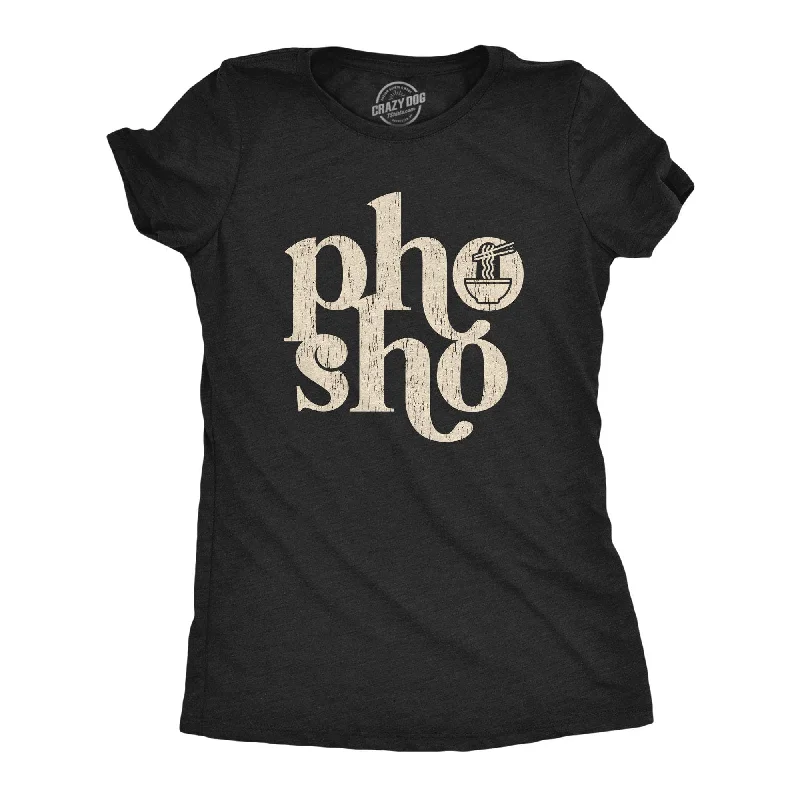 Pocketed Women T Shirt for Added FunctionalityPho Sho Women's T Shirt