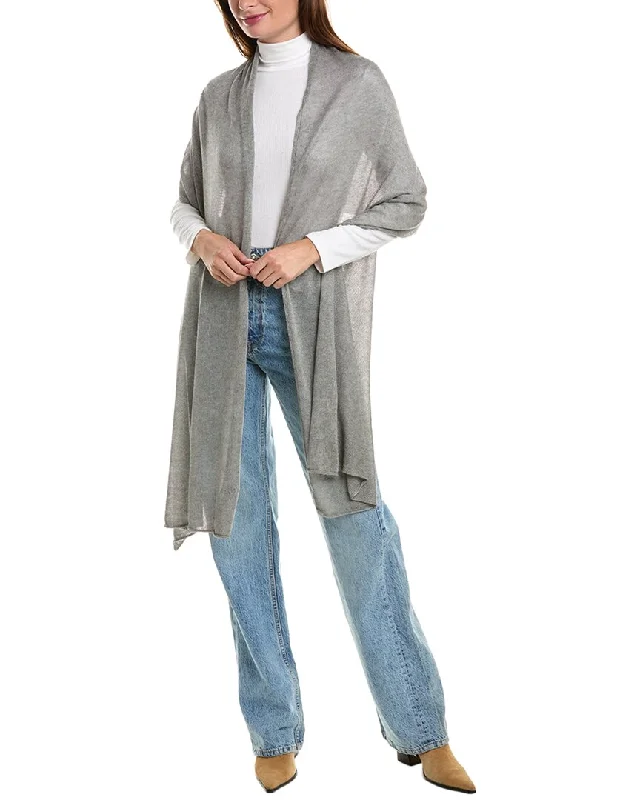 Portolano Flat Jersey Oblong Silk & Cashmere-Blend Wrap