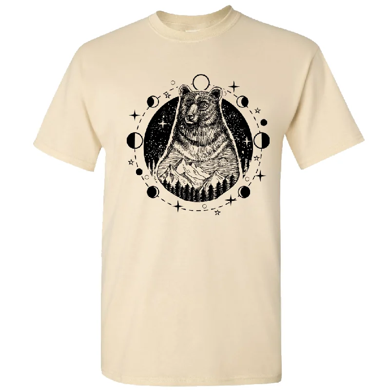 Crop Top Women T Shirt to Pair with High - Waisted BottomsPsychic Moon Forest Grizzly Asst Colors T-shirt/tee Crop Top Women T Shirt to Pair with High - Waisted BottomsPsychic Moon Forest Grizzly Asst Colors T-shirt/tee