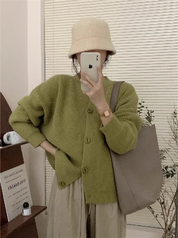 maternity women cardigan for expecting momsround neck solid color knitted cardigan for women autumn retro soft waxy loose warm sweater jacket S3378 maternity women cardigan for expecting momsround neck solid color knitted cardigan for women autumn retro soft waxy loose warm sweater jacket S3378