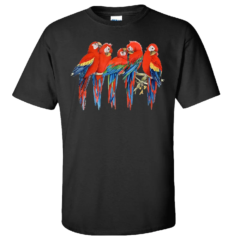 Organic Cotton Women T Shirt for Eco - Conscious WearersRoyce Scarlet Macaws Asst Colors T-shirt/tee Organic Cotton Women T Shirt for Eco - Conscious WearersRoyce Scarlet Macaws Asst Colors T-shirt/tee
