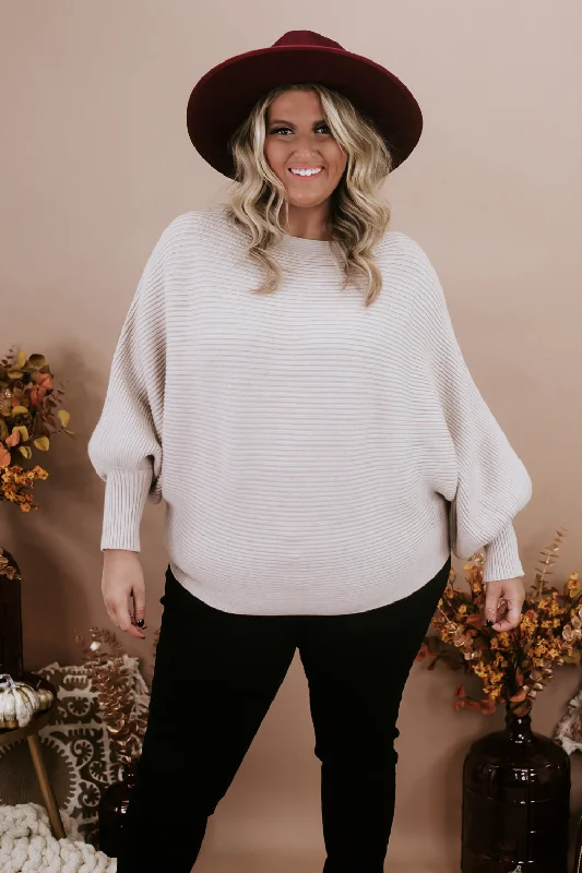 Tie - Front Women's Lambswool Sweaters in Pastel HuesLong Dolman Sleeve Knit Sweater, Taupe Tie - Front Women's Lambswool Sweaters in Pastel HuesLong Dolman Sleeve Knit Sweater, Taupe