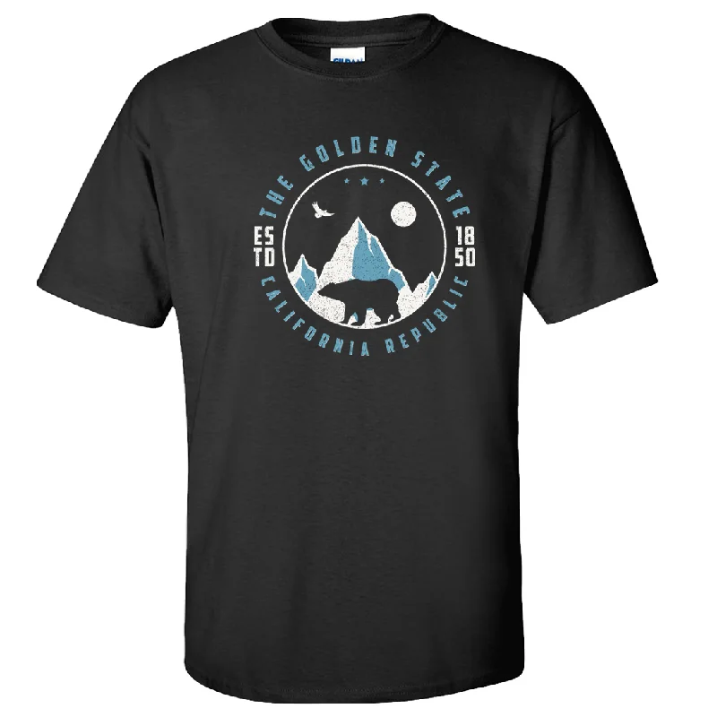 Organic Cotton Women T Shirt for Eco - Conscious WearersSnowy California Mountains Asst Colors T-shirt/tee Organic Cotton Women T Shirt for Eco - Conscious WearersSnowy California Mountains Asst Colors T-shirt/tee
