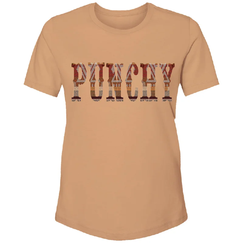 Muscle Women T Shirt for a Sporty and Casual Look"Straight Punchy" Sienna w/Punchy Logo T-shirt Muscle Women T Shirt for a Sporty and Casual Look"Straight Punchy" Sienna w/Punchy Logo T-shirt
