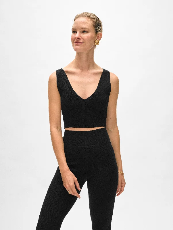 Bell - Sleeve Women's Mohair - Wool Blend SweatersSuperfine Merino Bralette