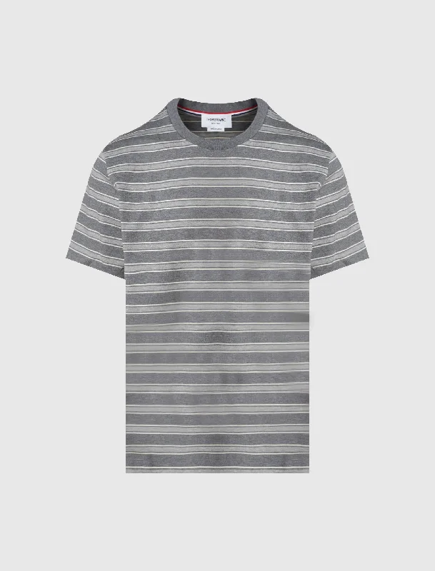 Moisture - Wicking Women T Shirt for Active LifestylesSHORT SLEEVE STRIPED TEE
