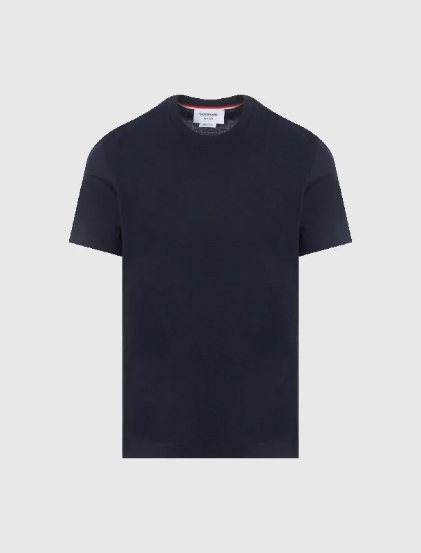 Embroidered Women T Shirt with Intricate DetailsSHORT SLEEVE TEE W/ ENG 4 BAR