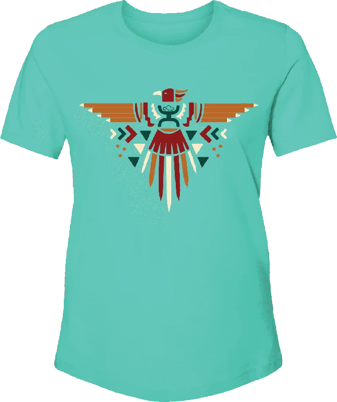 Plus Size Women T Shirt for a Comfortable and Flattering Fit"Thunderbird" Turquoise T-shirt Plus Size Women T Shirt for a Comfortable and Flattering Fit"Thunderbird" Turquoise T-shirt