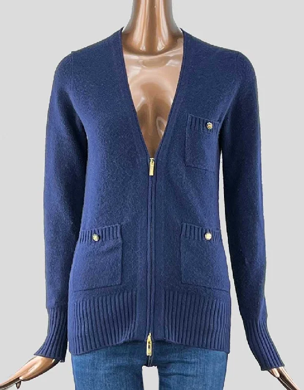 cashmere blend women cardigan for a luxurious feelTORY BURCH Cashmere Cardigan - X-Small cashmere blend women cardigan for a luxurious feelTORY BURCH Cashmere Cardigan - X-Small