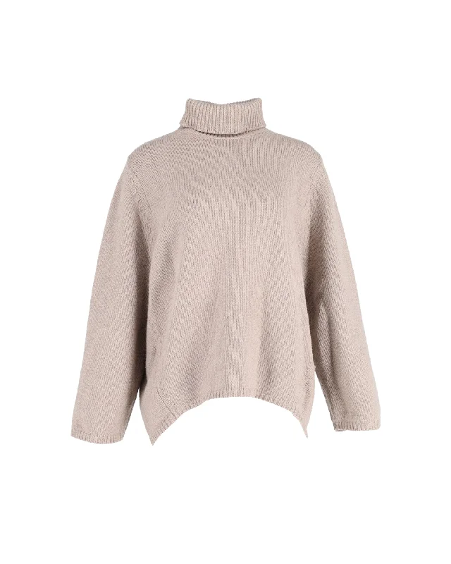 Button - Down Women's Shetland Wool Sweaters in Traditional PatternsToteme Turtleneck Sweater in Beige Wool Button - Down Women's Shetland Wool Sweaters in Traditional PatternsToteme Turtleneck Sweater in Beige Wool