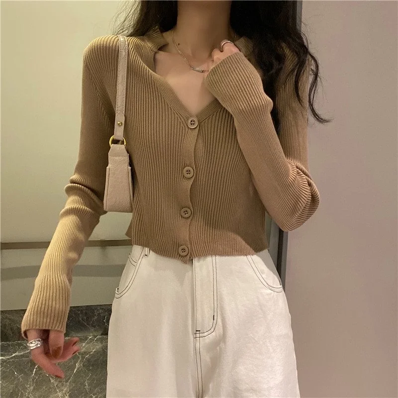 long length women cardigan with side slitsV-neck Knitted Sweater Cardigan Women's Trendy Top Coat S2826 long length women cardigan with side slitsV-neck Knitted Sweater Cardigan Women's Trendy Top Coat S2826