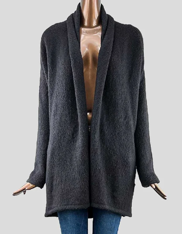 plus size women cardigan for comfortable layeringVINCE Open Front Cardigan - Small