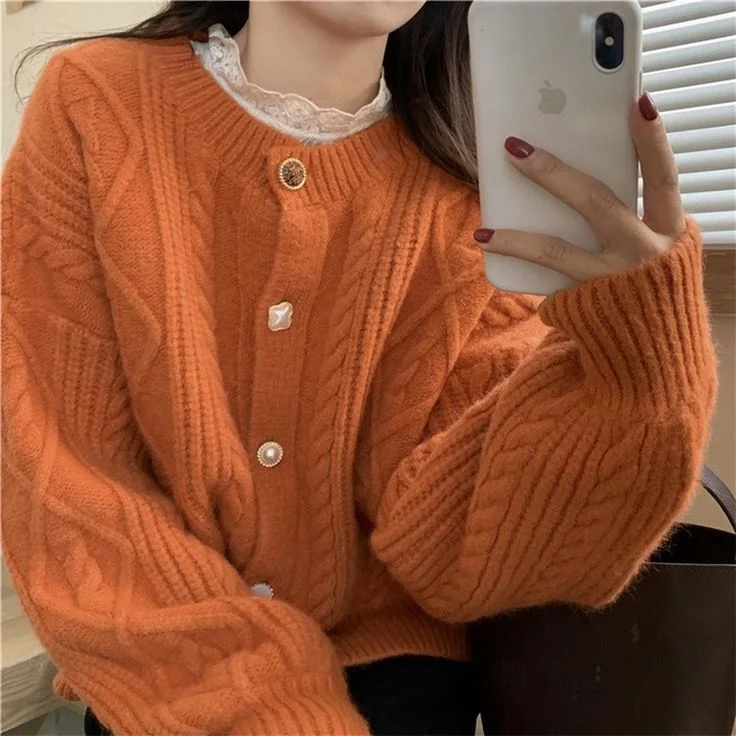 machine washable women cardigan for easy careVintage Women Cardigan Sweater 2023 Sweet Autumn Winter Fashion O-Neck Elegaht Long Sleeve Casual Loose Warm Knitted Sweaters S2775 machine washable women cardigan for easy careVintage Women Cardigan Sweater 2023 Sweet Autumn Winter Fashion O-Neck Elegaht Long Sleeve Casual Loose Warm Knitted Sweaters S2775