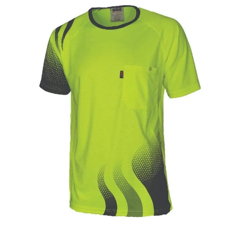 Dnc Workwear Wave Hi-vis Sublimated Tee - 3562