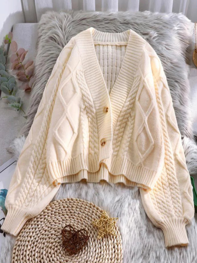 oversized women cardigan for a trendy and cozy lookWomen's Lovely Lantern Long Sleeve Button-Down Cardigan S2786 oversized women cardigan for a trendy and cozy lookWomen's Lovely Lantern Long Sleeve Button-Down Cardigan S2786