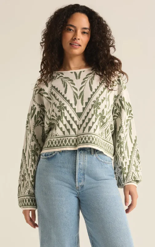 Plus Size Women's Side - Slit Sweaters in Bold SolidsZ Supply Yeva Sweater