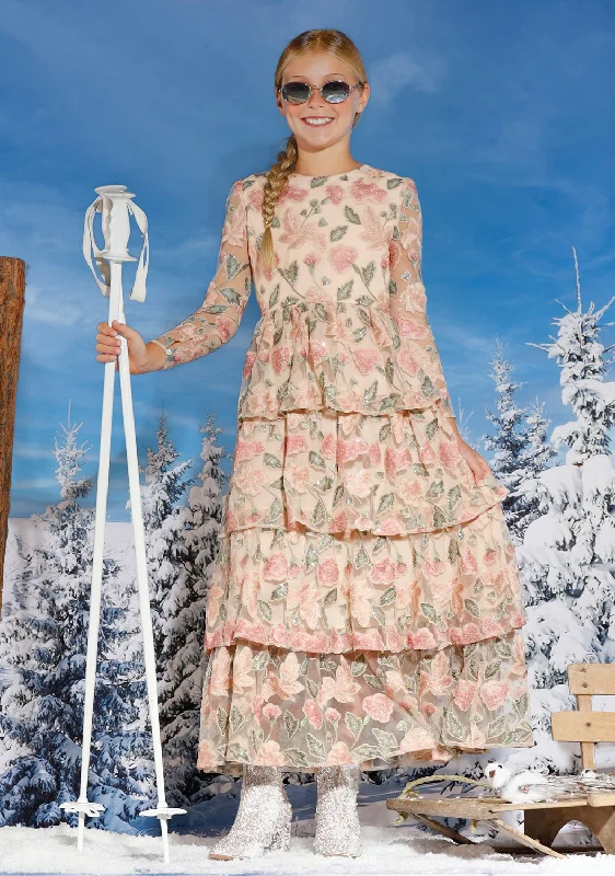 Lace - Embellished Women Dress for an Elegant and Sophisticated AppearanceElla Floral Maxi Dress