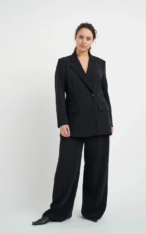 Single - Breasted Women's Corduroy Blazers in Mustard Yellow for an Autumn VibeInWear- Adian Blazer