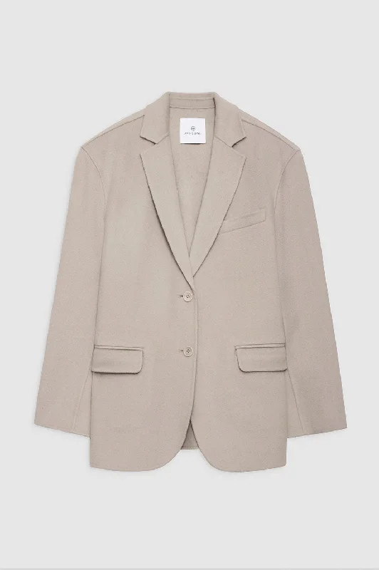 Quinn Blazer - Taupe Cashmere Blend