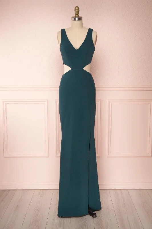 Kiira Emerald | Green Mermaid Gown