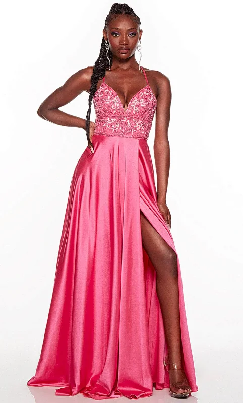 Alyce Paris 61461 - Sleeveless Wrap A-Line Prom Gown