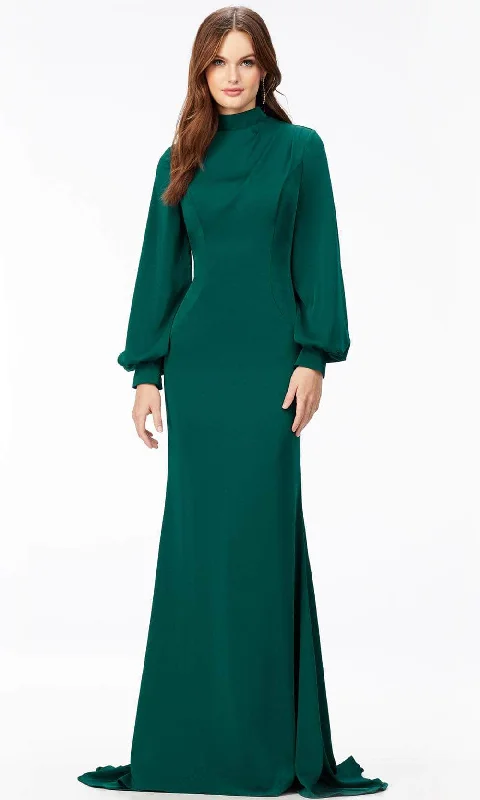 Ashley Lauren 11219 - Balloon Long Sleeve Long Dress