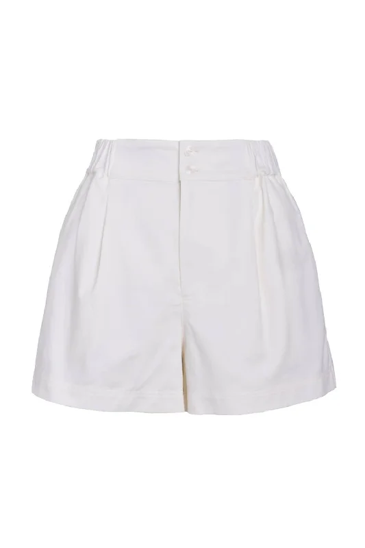 Embroidered Women Shorts with Intricate DesignsBurch Drake Short In Gardenia