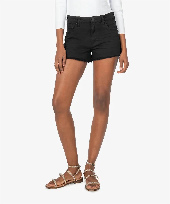 Jane High Rise Shorts In Black