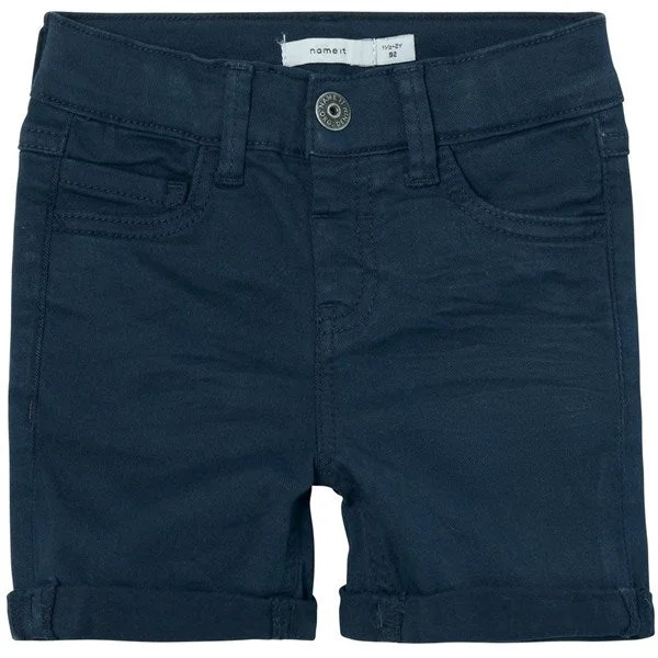 Denim Women Shorts with Distressed Details for a Casual VibeName it Dark Sapphire Silas Isak Twill Shorts Denim Women Shorts with Distressed Details for a Casual VibeName it Dark Sapphire Silas Isak Twill Shorts