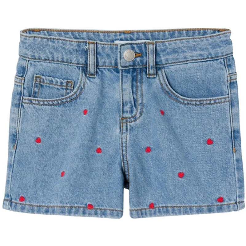 Stretchable Women Shorts for Maximum MobilityName it Light Blue Denim Heart Bella Denim Shorts Noos Stretchable Women Shorts for Maximum MobilityName it Light Blue Denim Heart Bella Denim Shorts Noos