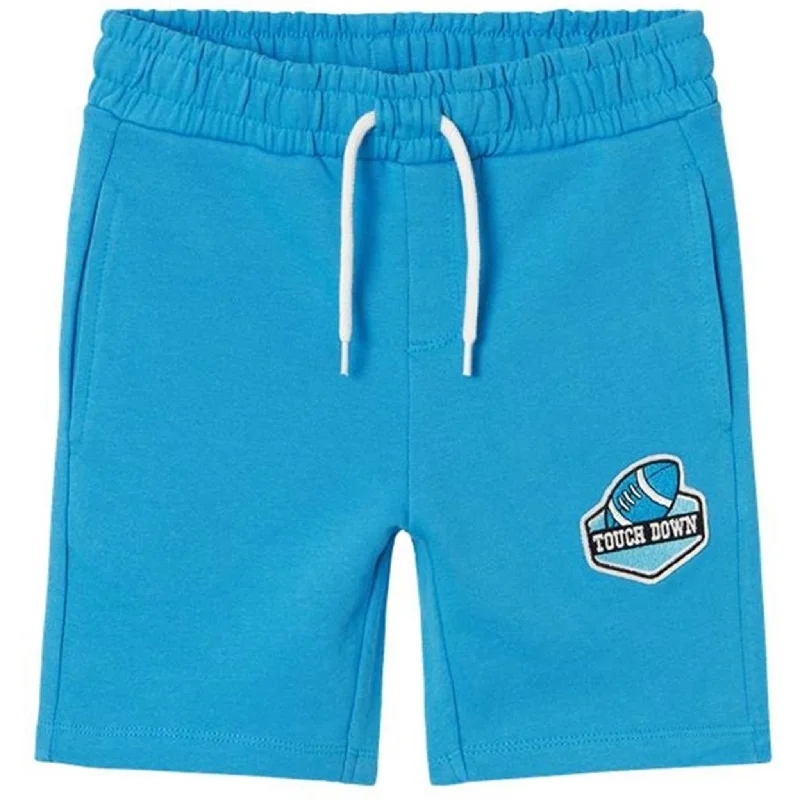 Ruffled Hem Women Shorts to Add a Feminine TouchName it Swedish Blue Dalovan Sweat Shorts Ruffled Hem Women Shorts to Add a Feminine TouchName it Swedish Blue Dalovan Sweat Shorts