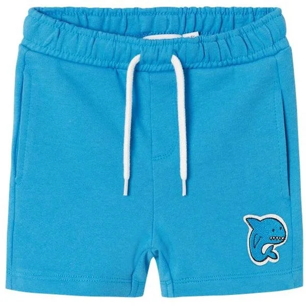 Plus Size Women Shorts with a Comfortable and Stylish FitName it Swedish Blue Dike Sweat Shorts Plus Size Women Shorts with a Comfortable and Stylish FitName it Swedish Blue Dike Sweat Shorts