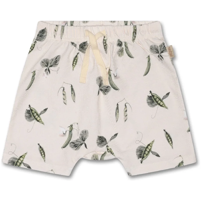 Twill Women Shorts with a Smooth Texture and DurabilityPetit Piao® Pea Flower Shorts Sum Printed Twill Women Shorts with a Smooth Texture and DurabilityPetit Piao® Pea Flower Shorts Sum Printed