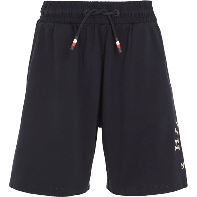 Embroidered Women Shorts with Intricate DesignsTommy Hilfiger Monogram Wreath Sweatshorts Desert Sky Embroidered Women Shorts with Intricate DesignsTommy Hilfiger Monogram Wreath Sweatshorts Desert Sky