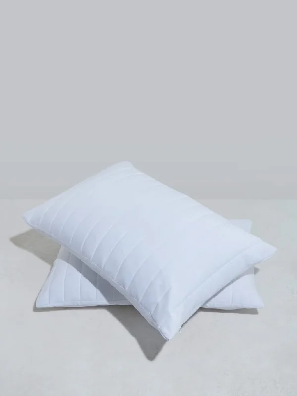 High - Waisted Women Shorts for a Retro and Flattering LookWestside Home White Pillow Protector (Set of 2) High - Waisted Women Shorts for a Retro and Flattering LookWestside Home White Pillow Protector (Set of 2)
