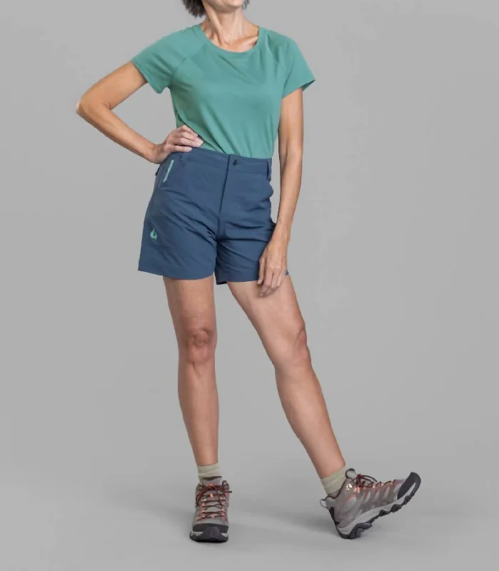 High - Waisted Women Shorts for a Retro and Flattering LookWomen's Go There Short In Slate High - Waisted Women Shorts for a Retro and Flattering LookWomen's Go There Short In Slate