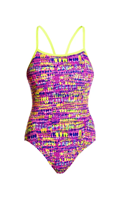 DOTTY DASH | LADIES SINGLE STRAP ONE PIECE
