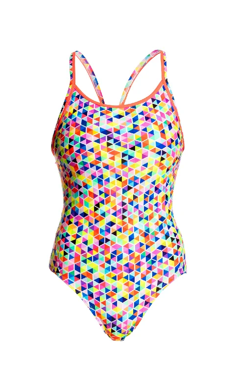 HEX ON LEGS | LADIES DIAMOND BACK ONE PIECE